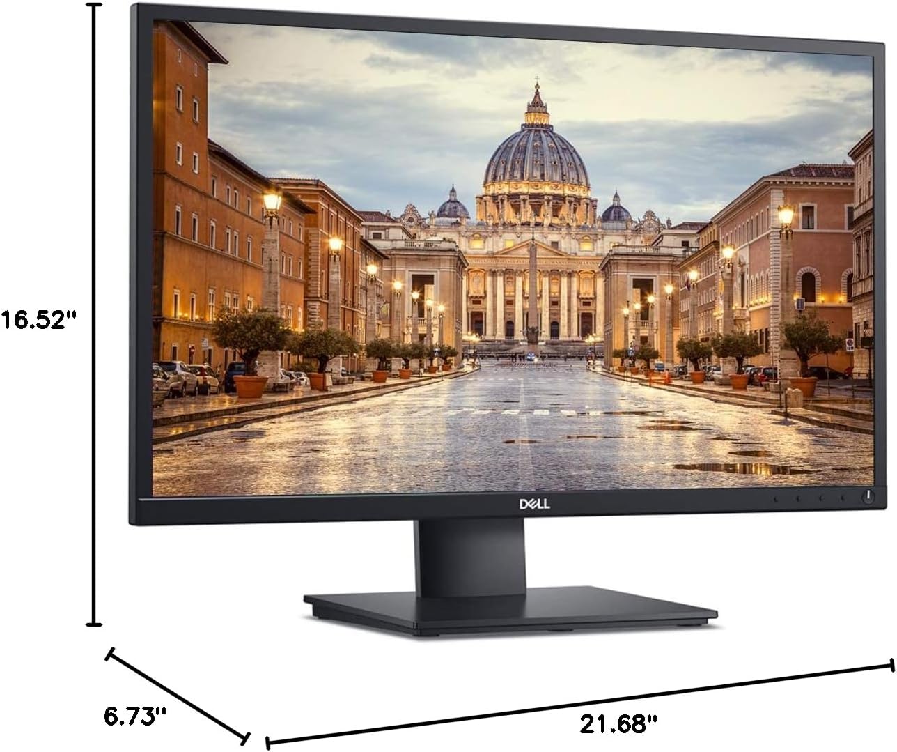 Dell E2420H 24 Inch FHD (1920 x 1080) LED Backlit LCD IPS Monitor with DisplayPort - VGA Ports 2-Pack (25WFD)