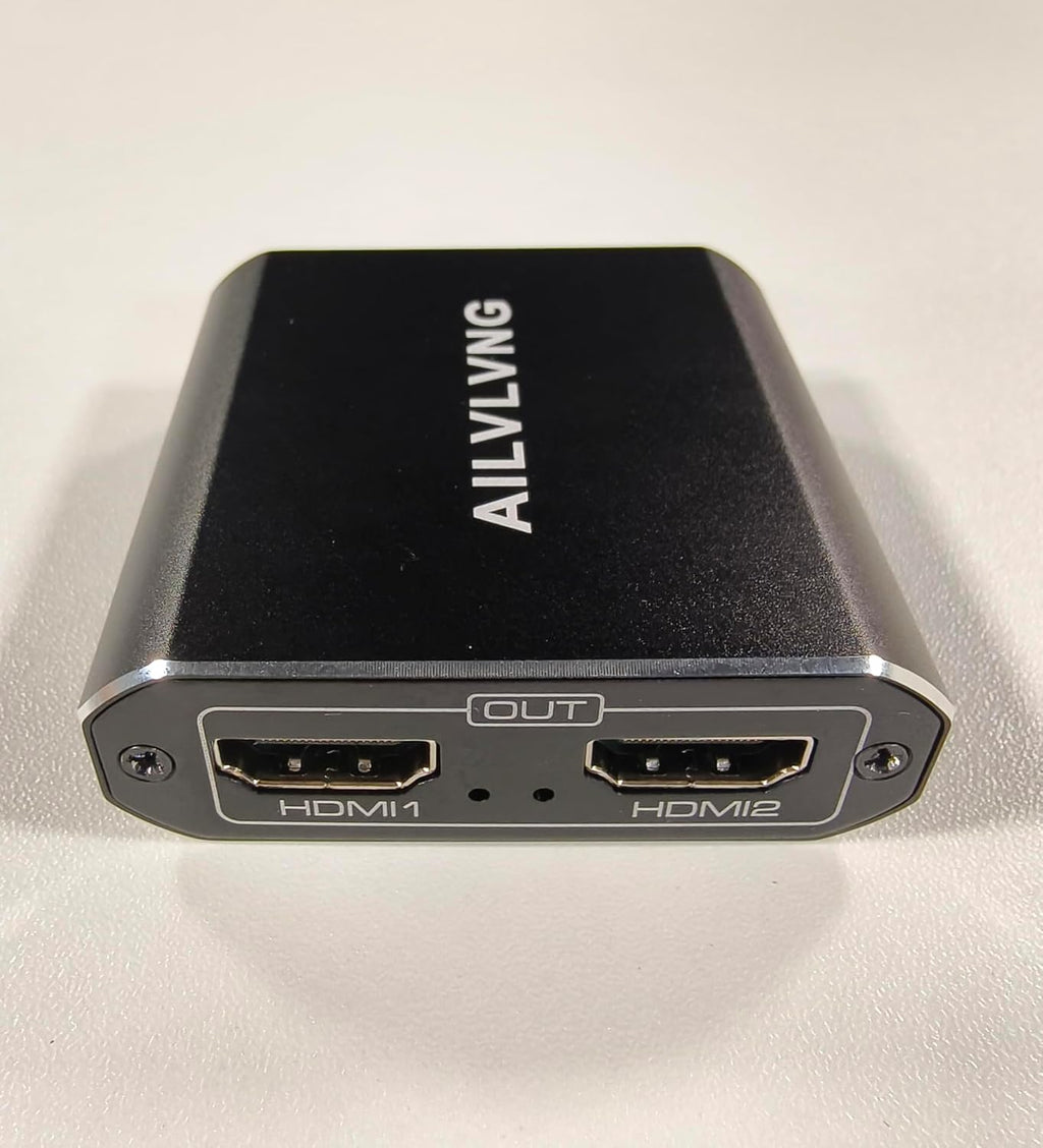 USB C to Dual HDMI Adapter 4K@60Hz, HDMI Adapter for 2 Monitors, Type C to 2 HDMI Converter Splitter for Extended Display