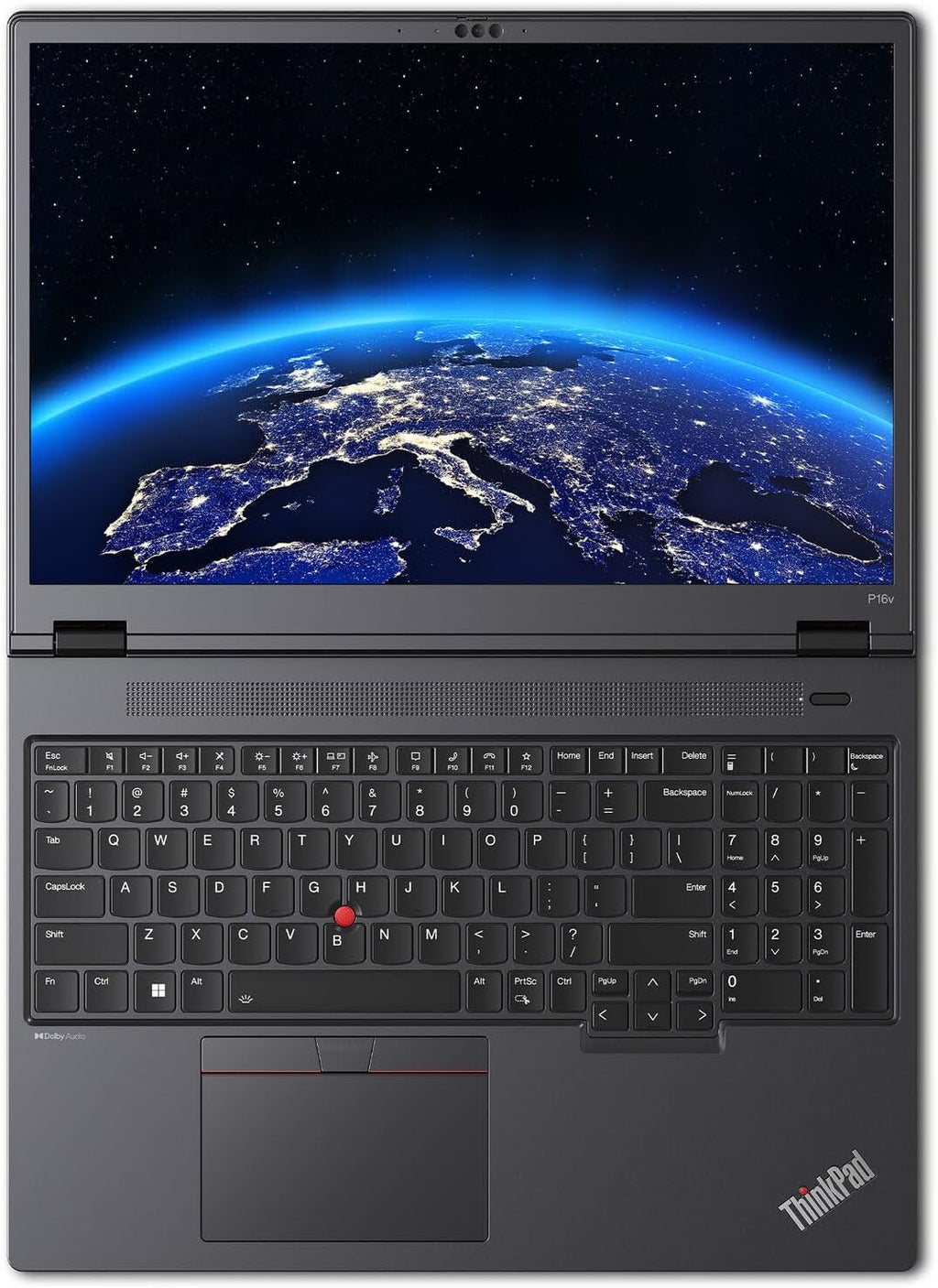 Lenovo ThinkPad P16v Gen 1 Intel Core i7-13700H, 14C, 16' 16' WQUXGA (3840x2400), IPS, 800 nits, 32GB RAM, 1 TB SSD, NVIDIA RTX A1000 Backlit KYB, Fingerprint Reader, Windows Pro