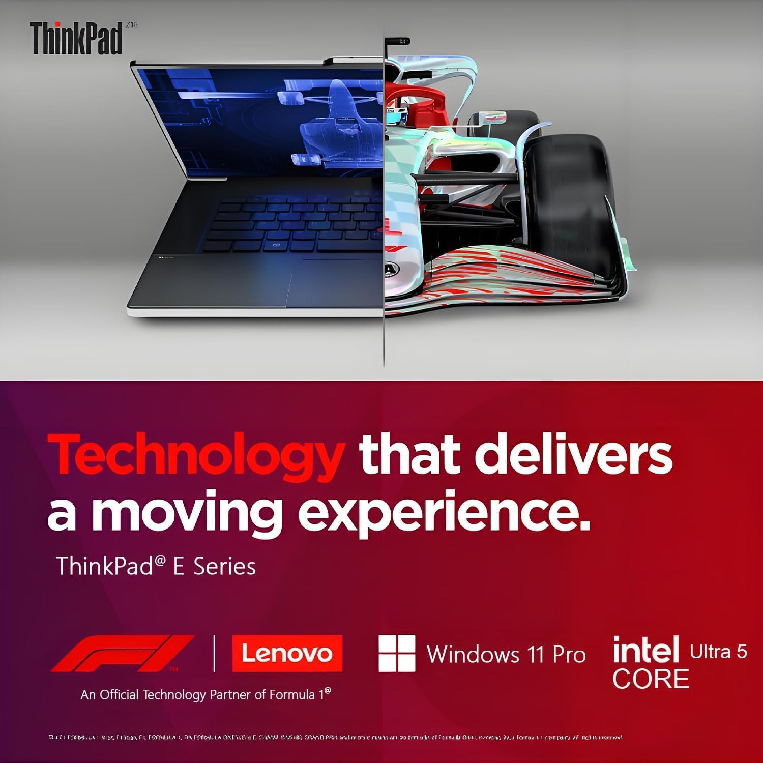 Lenovo 2026 ThinkPad E16 Business AI PC Laptop, 16' FHD+ Display, Intel 12-Core Ultra 5 125U (> i7-1355U), 16GB DDR5, 1TB SSD, Fingerprint Reader, Backlit KB, Thunderbolt 4, Ethernet, Windows 11 Pro