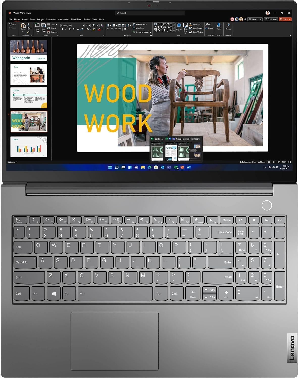 Lenovo ThinkBook 15 Gen 4 Business Laptop (15.6' FHD Anti-Glare, Intel 10-Core i7-1255U, 16GB RAM, 512GB SSD), 1080p Webcam, Fingerprint, Thunderbolt 4, Ethernet, Wi-Fi 6, Win 11 Pro w/Copilot, Grey