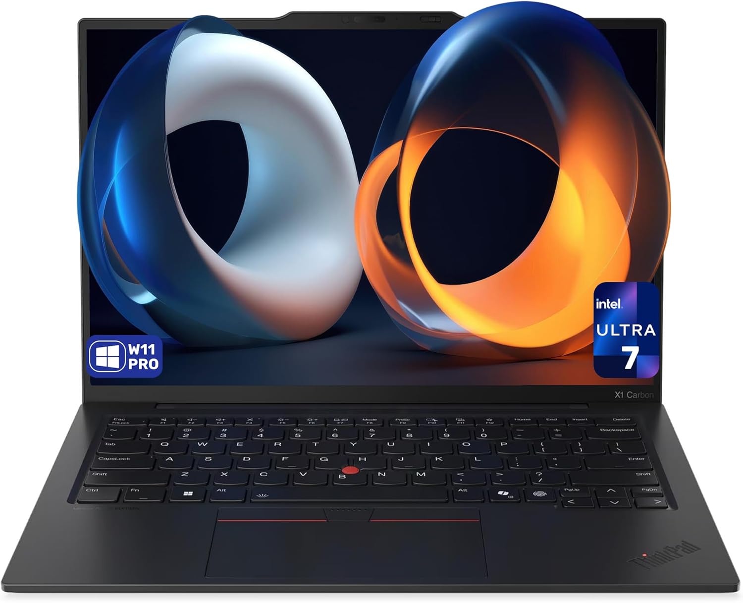 Lenovo Thinkpad X1 Carbon Gen 13 Aura Edition Laptop, Intel Ultra 7-265U, 32 GB LPDDR5x RAM, 1 TB PCIe SSD, 14' WUXGA (1920x1200) Display, Integrated Intel Graphics, Backlit Keyboard, W11 Pro, Black