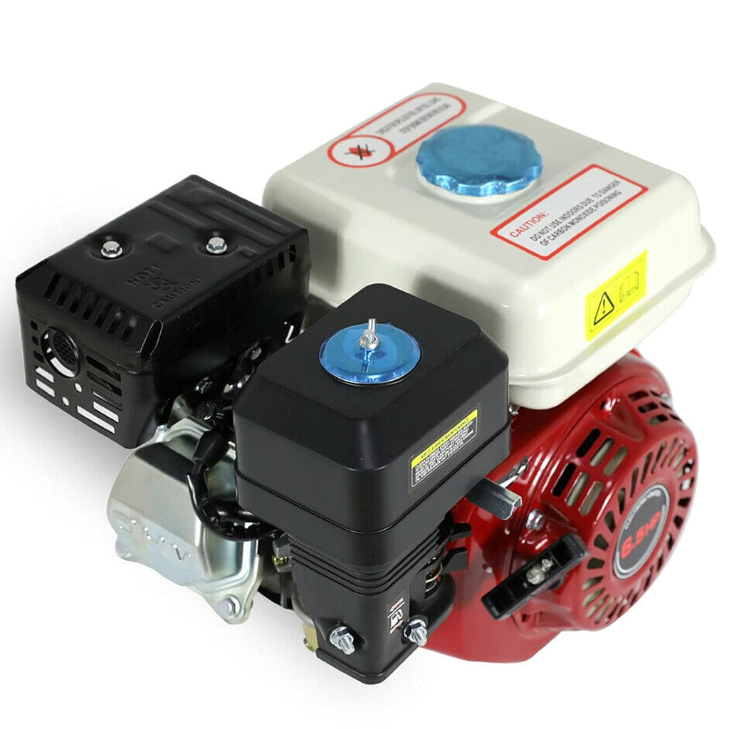 6.5HP 160CC Gas Engine Replaces, 4 Stroke Pull Start Petrol Engine, OHV Air Cooled Shaft Pullstart, Motor Power 3600RPM for Honda GX160, Lawnmower, Log Splitters, Chipper
