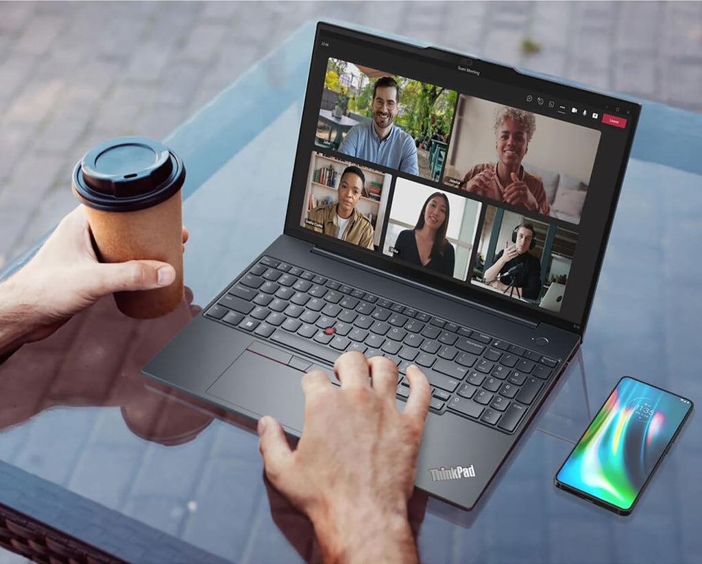 Lenovo ThinkPad E16 G2 16' FHD+ Business Laptop Computer, AMD Octa-Core Ryzen 7 7735HS (Beat i7-1355U), 16GB DDR5 RAM, 2TB PCIe SSD, WiFi 6, Backlit KB, Fingerprint Reader, Windows 11 Pro, Vent-Hear