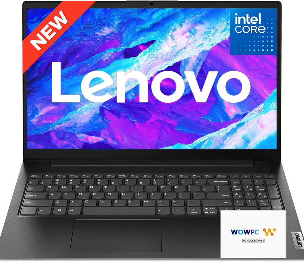 Lenovo V15 Business Laptop, Next-Gen Intel Quad-Core Processor, 15.6' FHD 1080p IPS Display, 16GB DDR5 RAM, 512GB SSD, Wi-Fi 6, RJ-45, Dolby Audio, Windows 11 Pro w/MS 365 for the Web, no Mouse