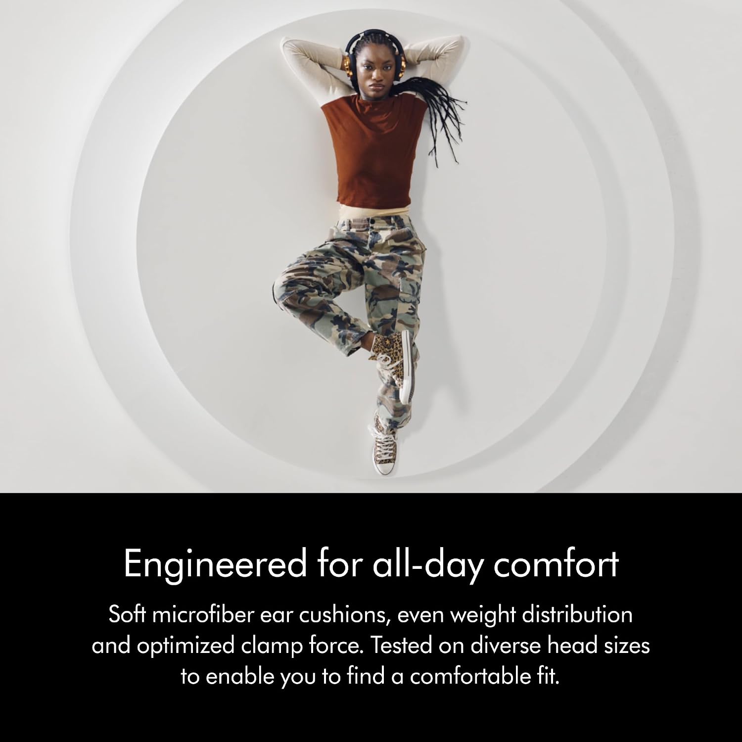Dyson Bundle OnTrac™ Over Ear Wireless Headphones in CNC Copper with Oyster Pink Ear Cushions + Ceramic Blue Ear Caps - Noise Cancelling, Up to 55 Hours Battery Life(2), Customizable