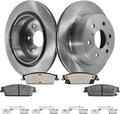 Replacement Rear Brake Disc Rotor and Pad Kit For 2007-2013 Chevy Silverado 1500 Sierra 1500 for Cadillac