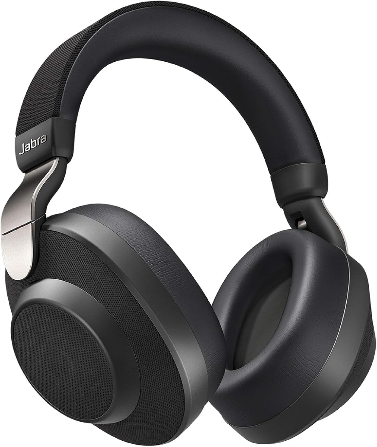 Jabra Elite 85h Wireless Noise-Canceling Headphones, Titanium Black – Over Ear Bluetooth Headphones Rain and Water Resistant (Renewed)