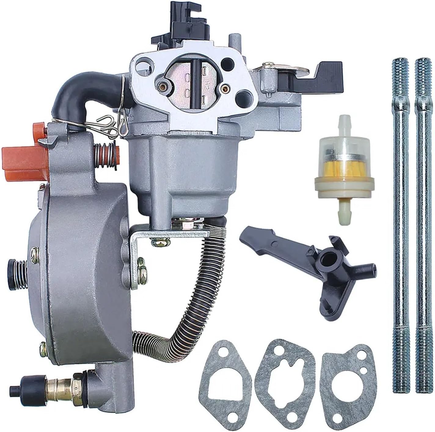 Carburetor With Gasket Bolt Fuel Filter Kit Compatible For Honda GX200 GX160 GX 160 200 Lawn Mower Engine Motor Spare Parts