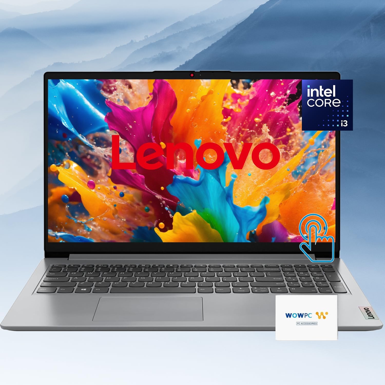 Lenovo 15.6' Touchscreen IdeaPad | 16GB RAM | 1TB Storage (512GB SSD & 512GB External Storage) | Intel 6-Core Processor | FHD (1920 x 1080) | HDMI | Bluetooth | Windows 11 Pro | w/WOWPC Bundle