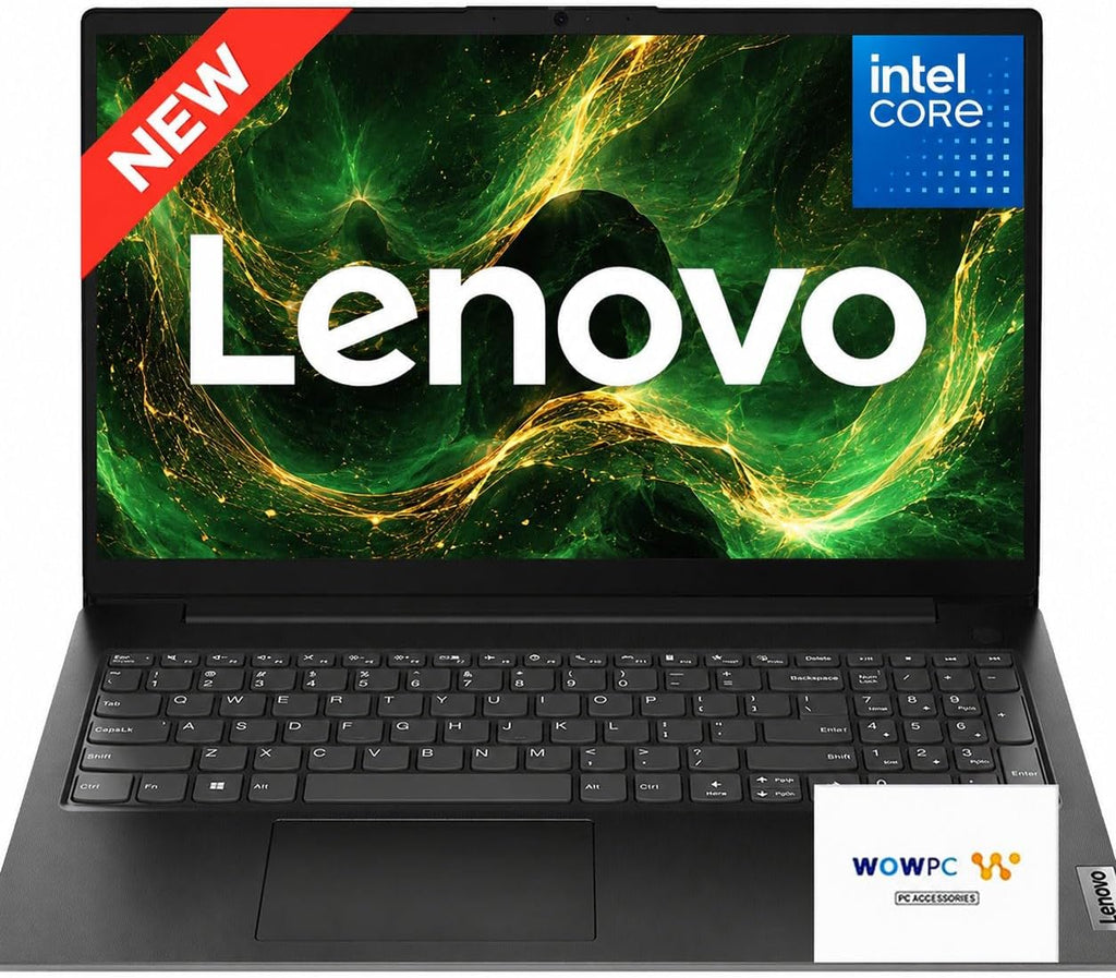 Lenovo V15 Business Laptop • 2026 Edition • Intel New N150 Quad-Core Processor • 15.6' FHD Anti-Glare Display • 8GB RAM • 256GB SSD • RJ-45 • HDMI • Dolby Audio • Wi-Fi 6 • Windows 11 Pro