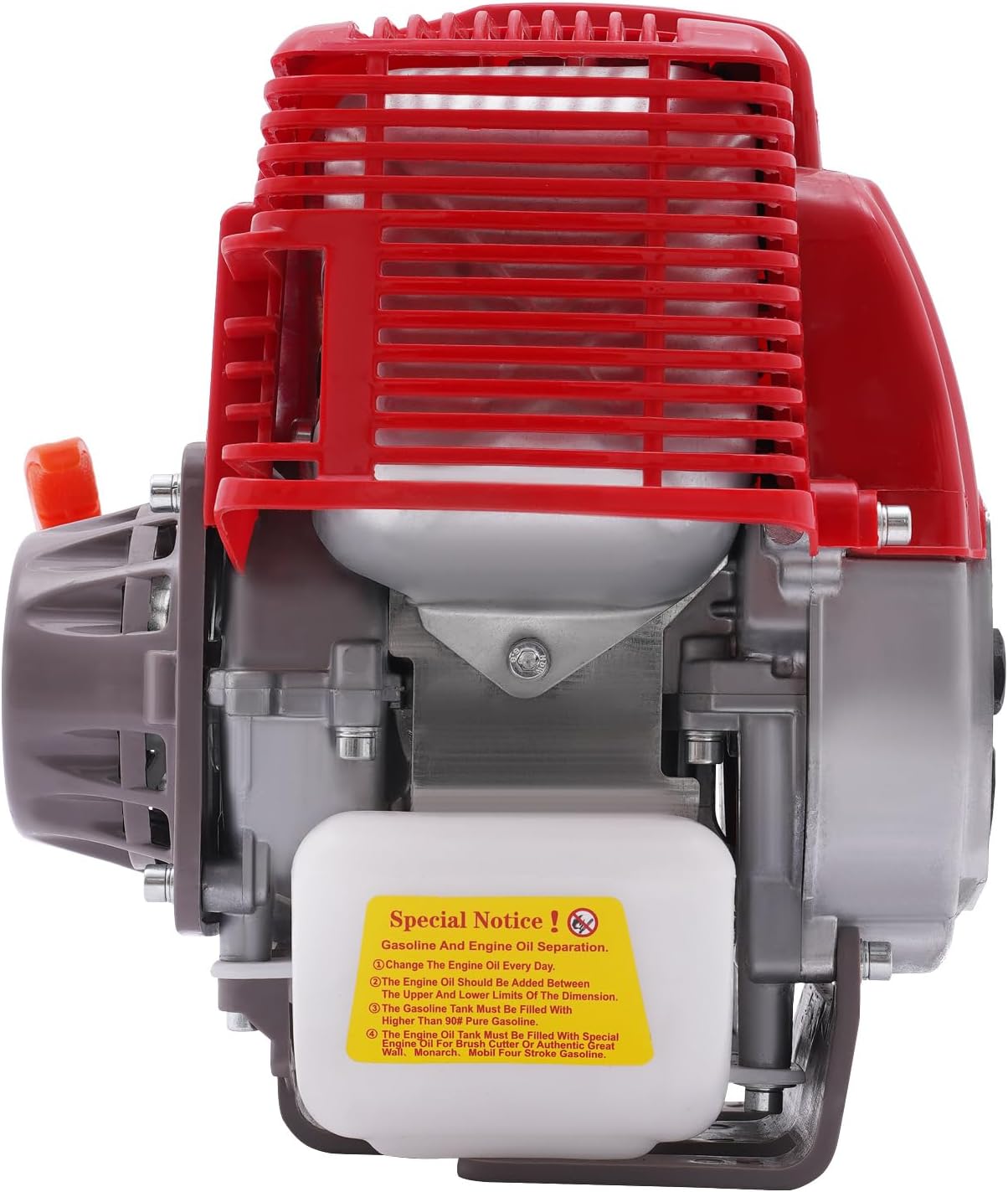 LOYALHEARTDY Gas Engine 4-Stroke 31CC Multi-Use Gas Motor Hand Pull Start Air Cooling Single-Cylinder Lawn Mower Engine Gas Powered Multi-Use Gas Motor, W57R24ERF54