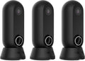 Canary Flex 3 Pack Outdoor Indoor Home Security Camera, Weatherproof, Wire-Free or Plugged in, 2-Way Talk, Baby Monitor, Compatible with Alexa