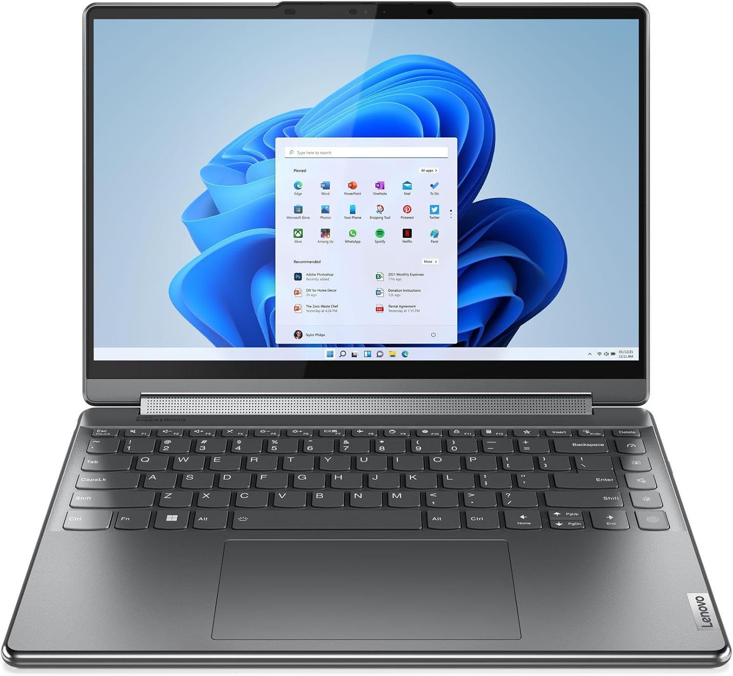 Lenovo Yoga 9 Laptop 14' WQUXGA IPS Touchscreen Intel 12-Core i7-1360P 16GB LPDDR5 1TB SSD Intel Iris Xe Graphics Thunderbolt 4 Wi-Fi 6E Backlit Keyboard Fingerprint 1080p FHD Camera Win11 Pro