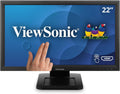 ViewSonic TD2211 22 Inch 1080p Touch Screen Monitor, Single-Point Resistive Touch for Industrial and Commercial Use, Durable 3H Hardness Screen, 100x100 mm VESA Compatible, HDMI, VGA, DVI, USB Hub