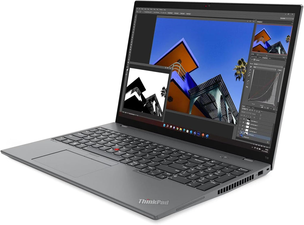 Lenovo ThinkPad T16 Gen 2 Business Laptop 16.0' IPS FHD+ Touchscreen (Intel i7-1355U, 32GB DDR5, 1TB SSD, Copilot, Backlit, Fingerprint, FHD Webcam, 2 Thunderbolt 4, Win11P) w/DKZ USB Port Expander