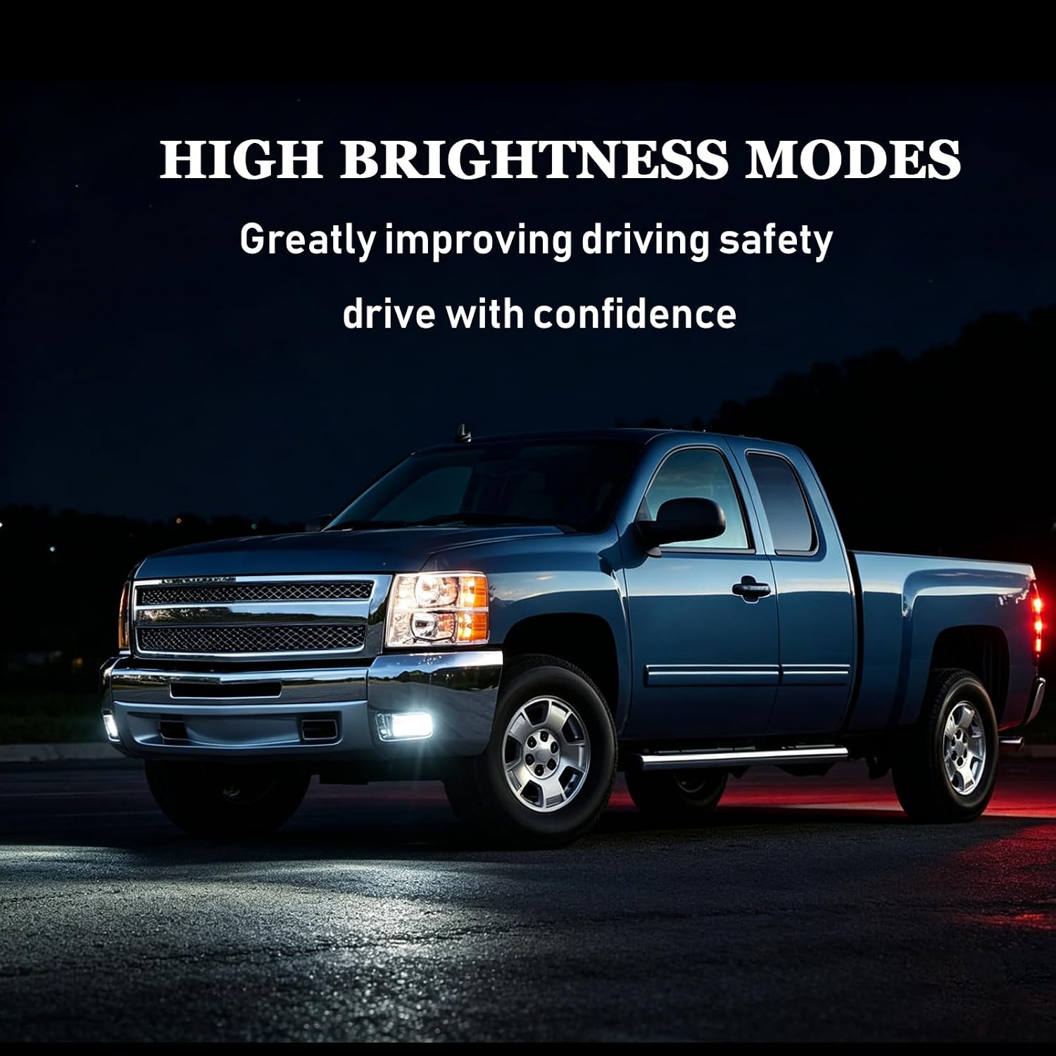 APSVE for 2007-2013 Chevy Silverado 1500 Headlights Assembly w/Bulb & Wiring Harness 07-14 Silverado 2500HD 3500HD Headlamp, Chrome/Amber