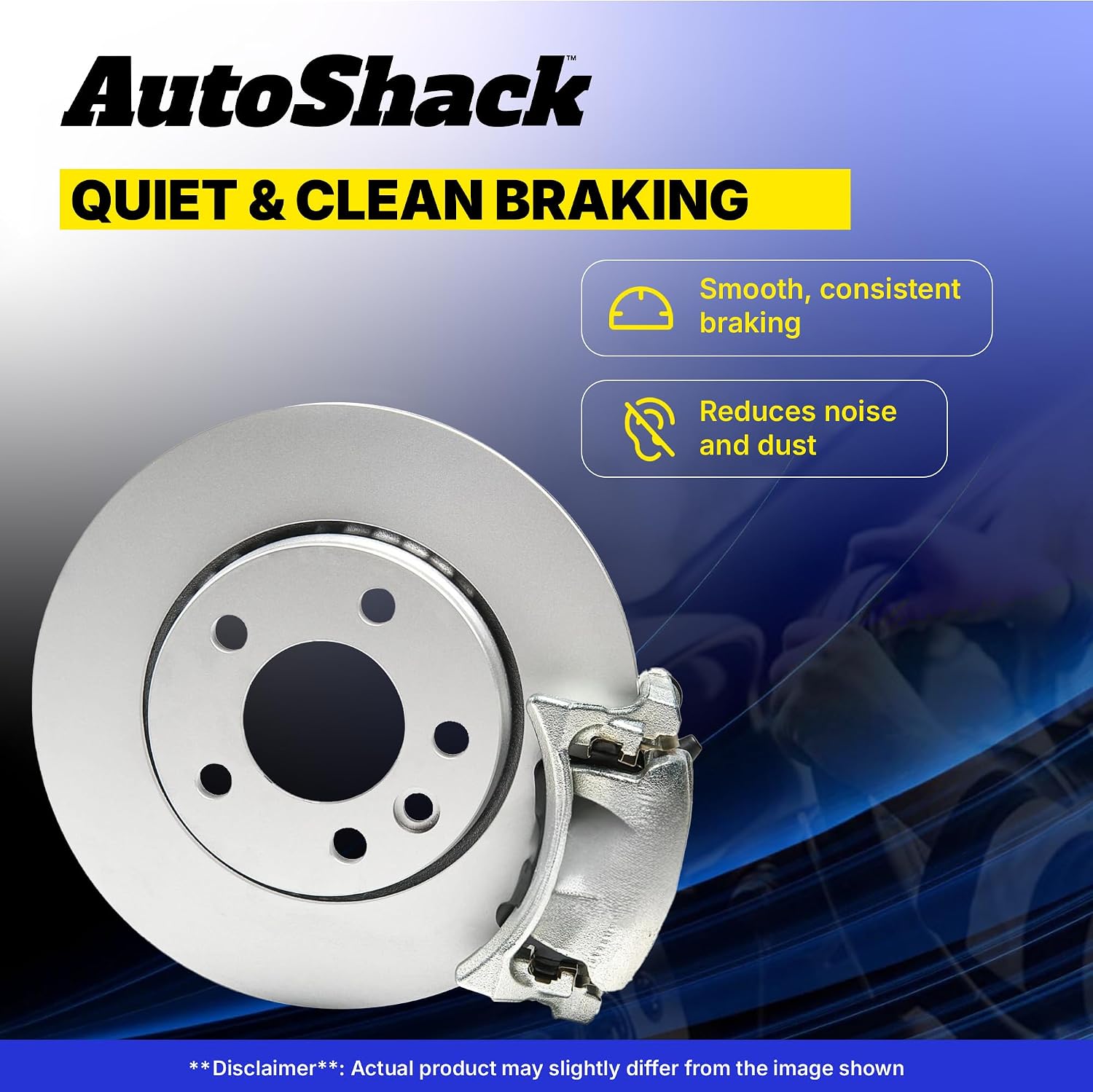 AutoShack Front & Rear Brake Rotors & Calipers for Honda, Civic 2006-2011, FWD L4 1.8L