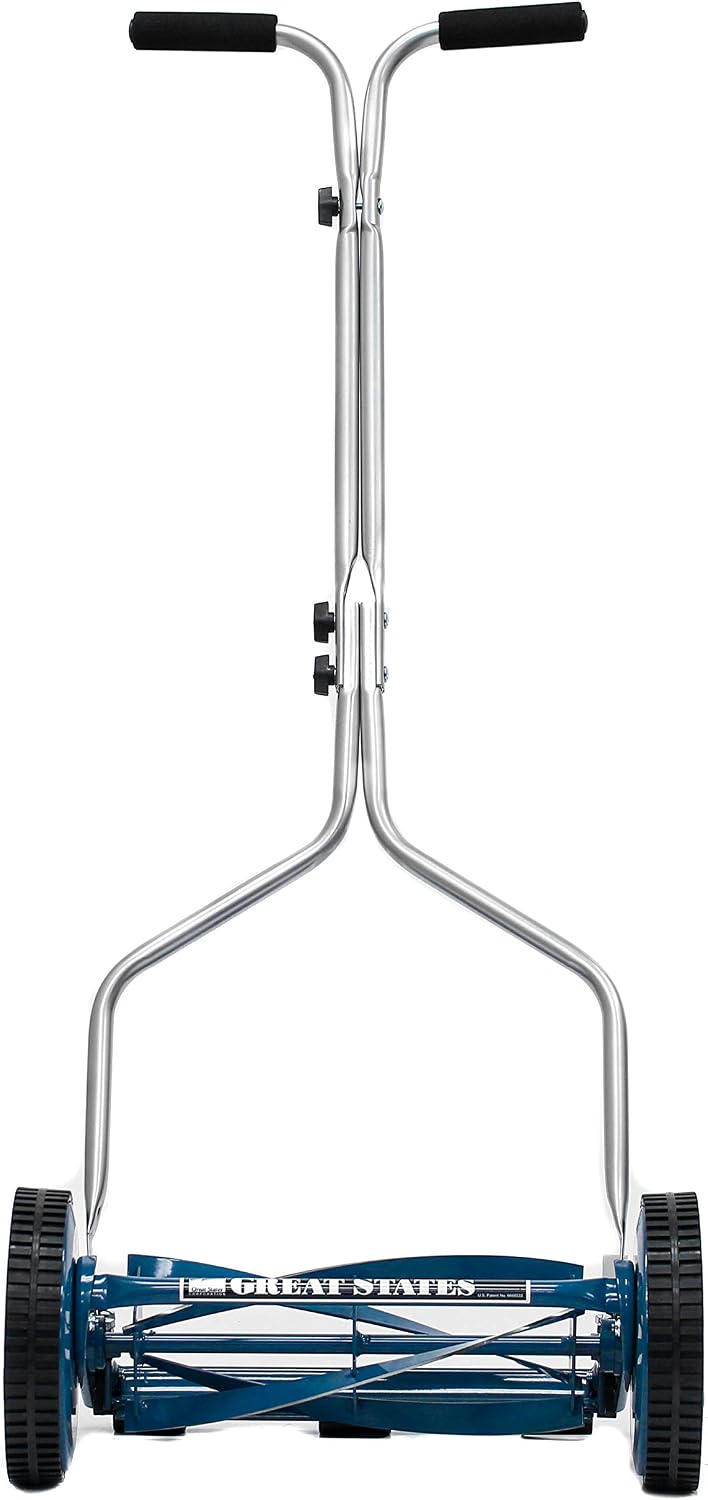 Great States 14' Push Reel Lawn Mower Bundle with Sharpener