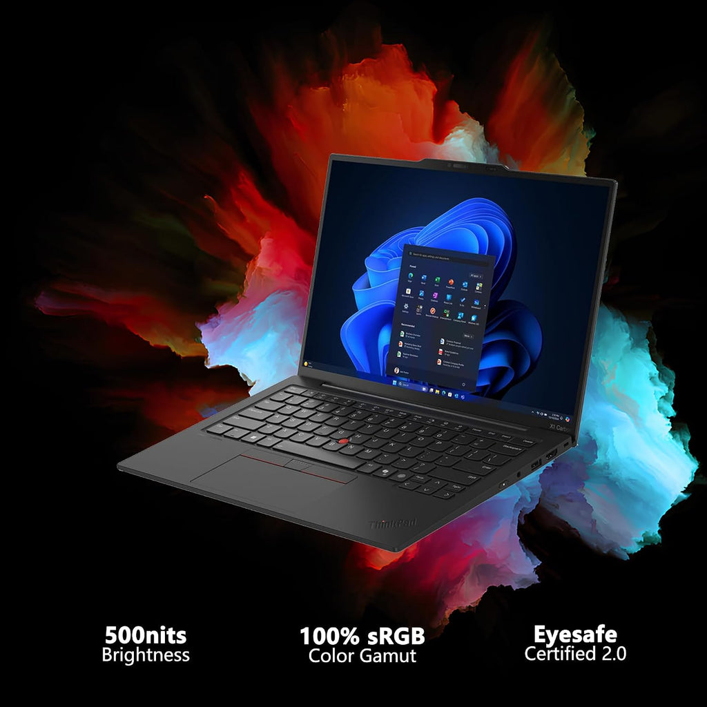 Lenovo ThinkPad X1 Carbon Gen 13 Aura Edition Laptop 14' WUXGA Touch (500nits 100% sRGB) Intel 12-core Ultra 7 255U 32GB RAM 4TB SSD for Creator Business Professional Win11Pro ICP Hub