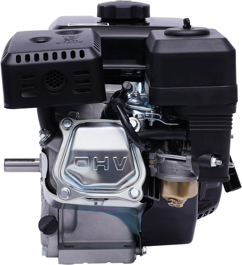 4 Stroke 210CC Gas Engine GX160 Gas Engine 7.5HP OHV Gasoline Engine Horizontal Air Cooled Pull Start Motor Replaces for Honda Industrial Grade Gasoline Powered
