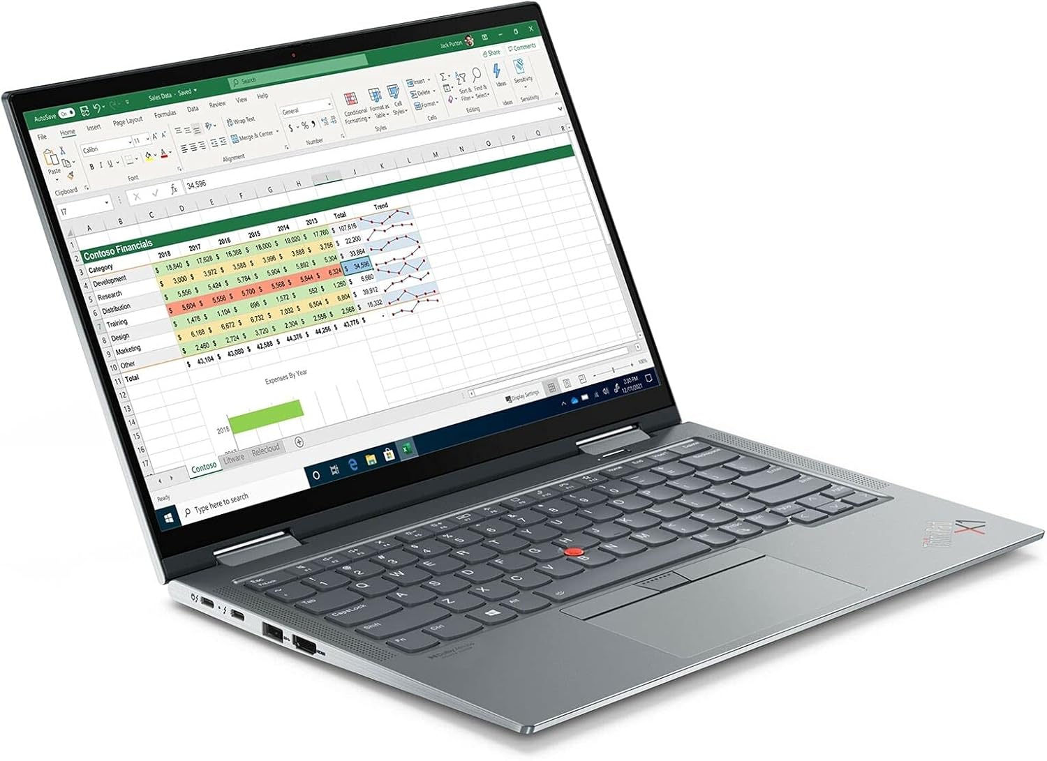 Lenovo ThinkPad X1 Yoga Gen 6 Intel Core i7-1185G7, 14' WQUXGA (3840x2400) IPS, Touchscreen, 500 nits AR, 16 GB RAM, 1TB SSD, Backlit KYB Fingerprint Reader, Win10 Pro