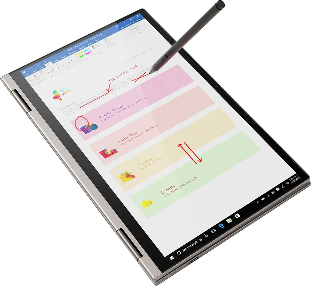 Lenovo Yoga C740 2-in-1 14' Full HD 1080p Touchscreen Laptop PC, Intel Core i5-10210U Quad Core Processor, 8GB DDR4 RAM, 256GB SSD, Backlit Keyboard, Webcam, WiFi, Bluetooth, Windows 10, Mica