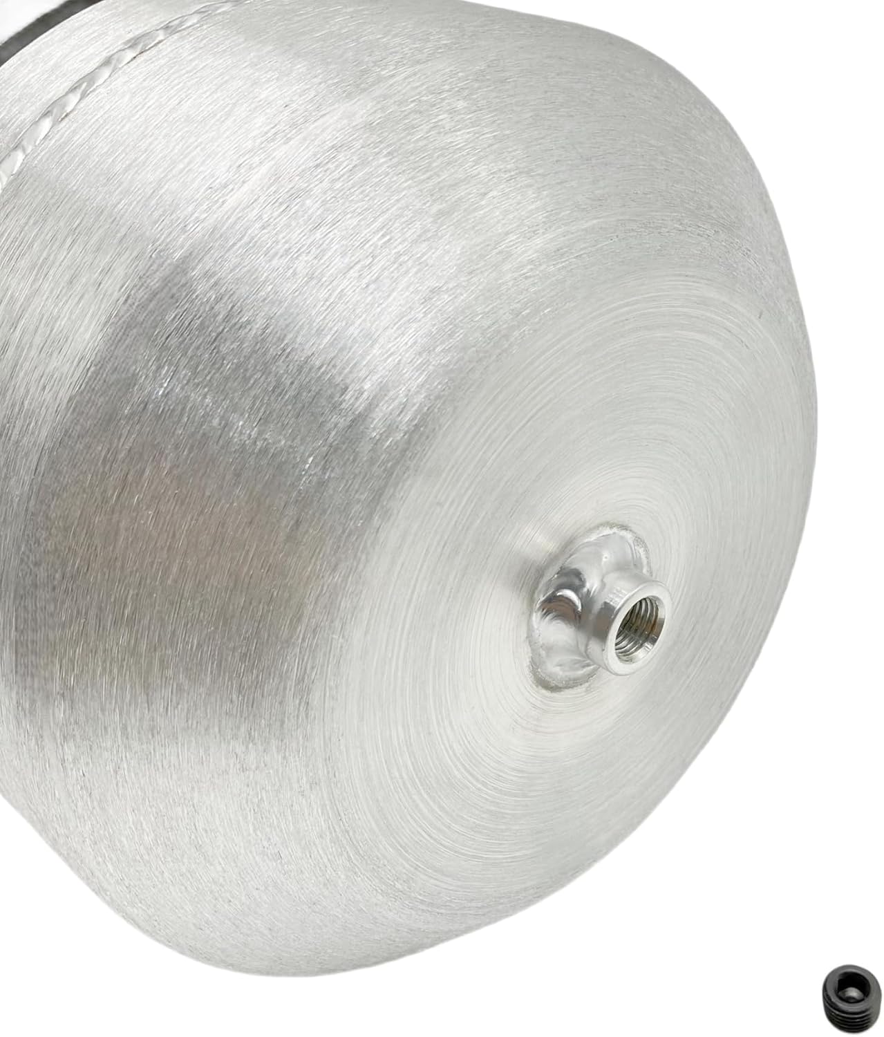 JSD 9 Gallon 10x26' Aluminum Auxiliary Vertical Gas Tank 1/4NPT Outlet- Heavy Duty Fuel Cell For Lawn Tractors, Generators