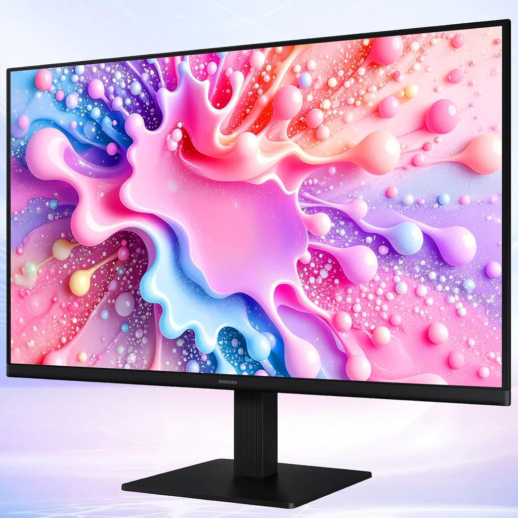 Samsung 27 inch IPS FHD (1920 x 1080) Monitor, S3 Series, 100Hz Refresh Rate, AMD FreeSync, Flicker-Free, Game Mode, Eye Care, HDMI & VGA, Ergonomic Design, VESA Mountable, Tilt Adjustment, Black