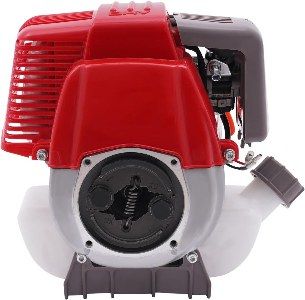LOYALHEARTDY Gas Engine 4-Stroke 31CC Multi-Use Gas Motor Hand Pull Start Air Cooling Single-Cylinder Lawn Mower Engine Gas Powered Multi-Use Gas Motor, W57R24ERF54