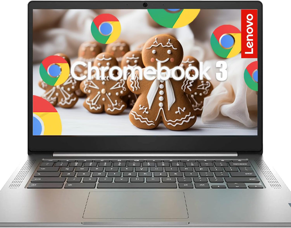 Lenovo Chromebook 3 14 Inch FHD Touchscreen Laptop Computer | MediaTek 8-Core CPU | 4GB RAM, 64GB eMMC | Thin & Lightweight | Wi-Fi & Bluetooth & Webcam | 10HR Battery | Arctic Grey | Chrome OS