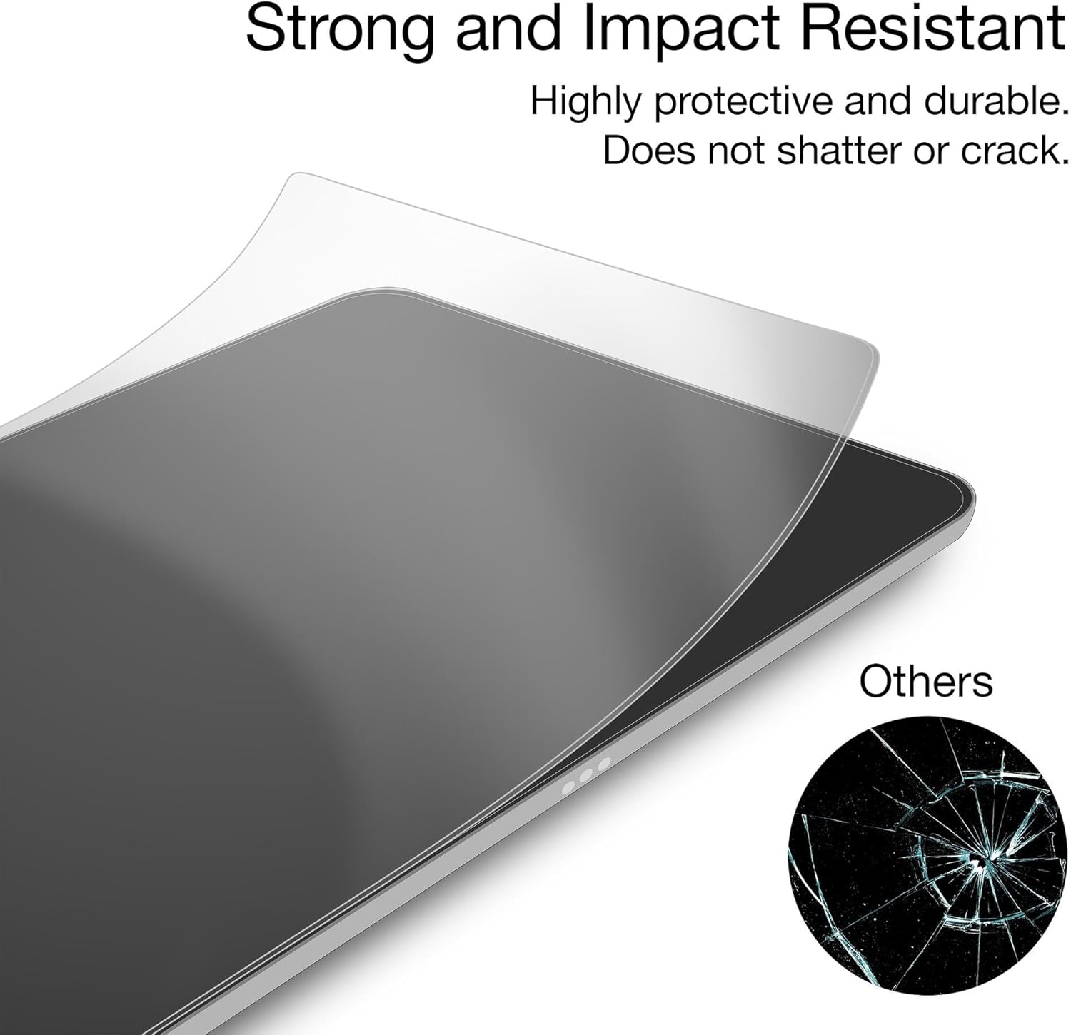 BoxWave Screen Protector Compatible with Apple Studio Display (27 in) - ClearTouch Crystal ToughShield 9H (2-Pack), Clear 9H Tough Flexible Film Screen Protector