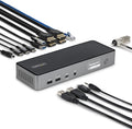 StarTech.com Triple Monitor USB-C Docking Station, 4K 60Hz DisplayLink Dock for MacBook M1 M2 M3 M4 & Windows, 2.5GbE, 2X HDMI & 2X DP, 140W Laptop Charging, USB-C DP Alt Mode - TAA