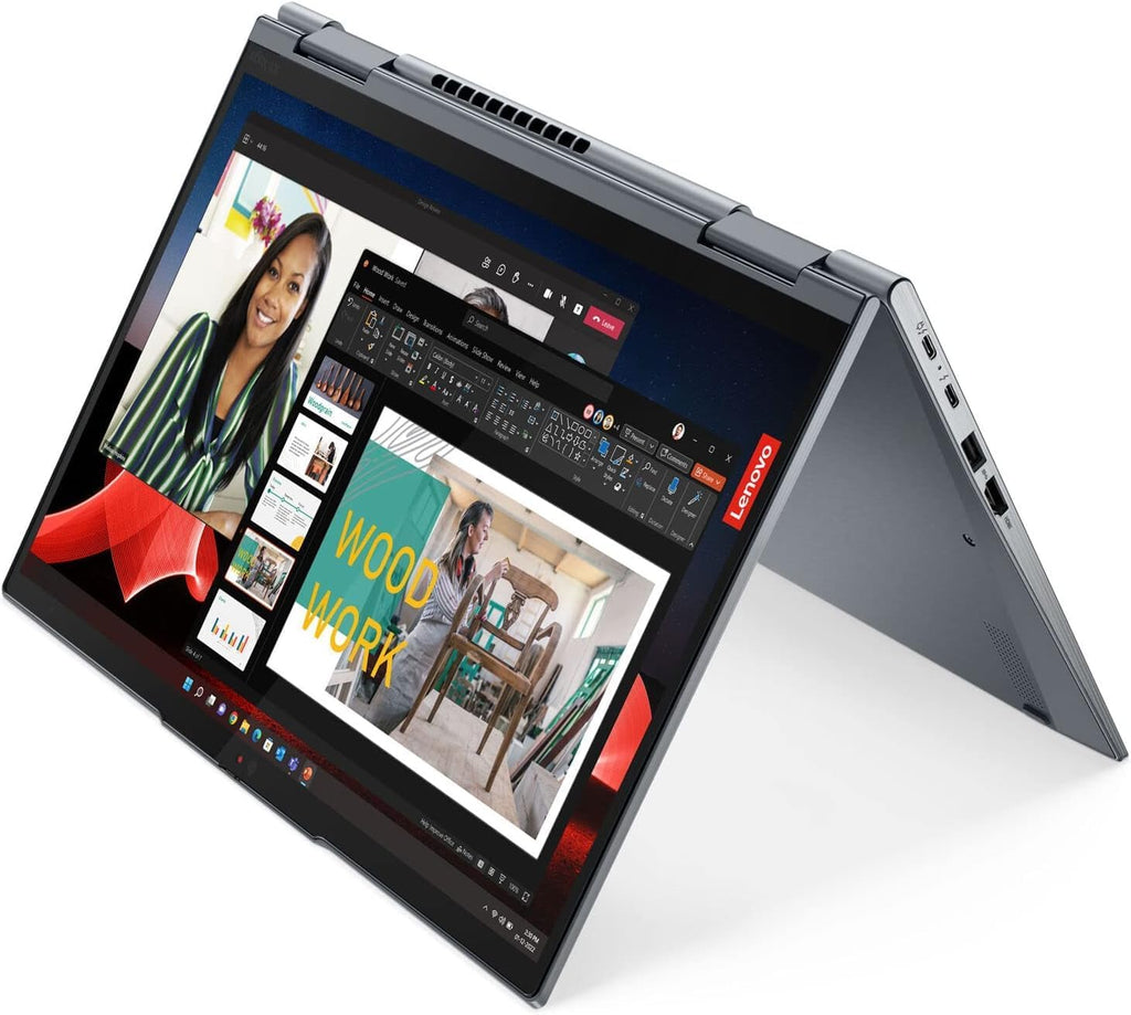 Lenovo Gen 8 ThinkPad X1 Yoga Laptop Intel Core i7-1365U vPro Processor, 14' WUXGA Touch Screen, 32GB LPDDR5 RAM, 2TB Gen4 Performance SSD, Thunderbolt, Backlit Keyboard, Windows 11 Pro