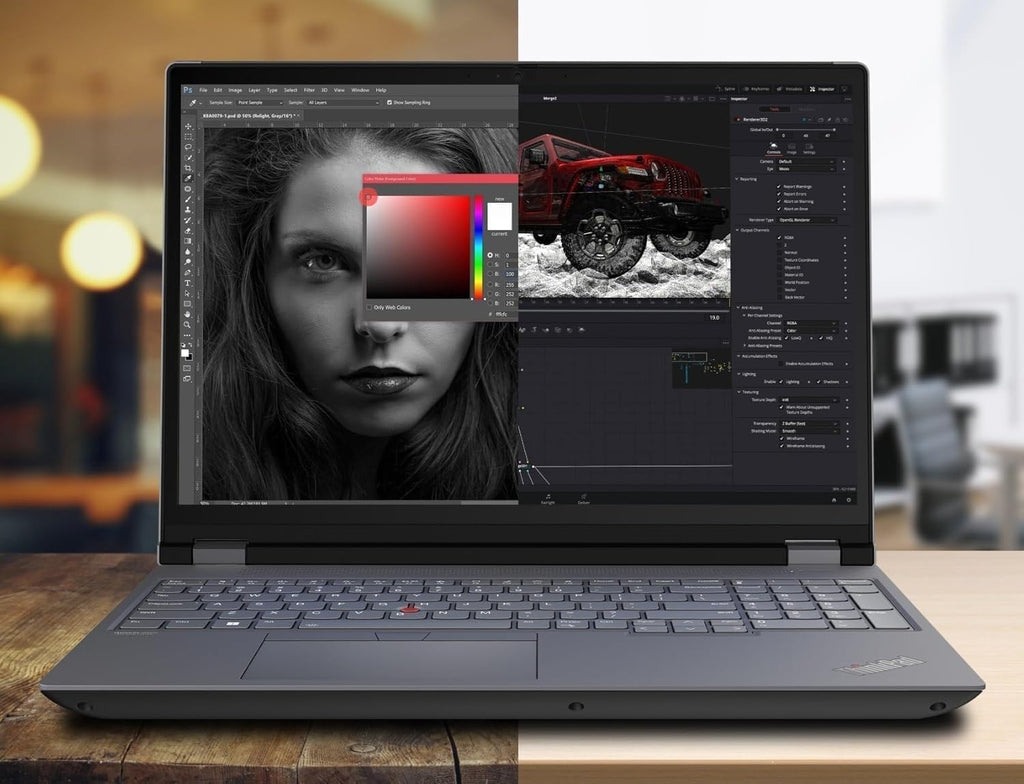 Lenovo ThinkPad P16 Mobile Workstation Laptop (16' 4K UHD (3840 x 2400), NVIDIA RTX 1000 Ada, Intel 20-Core i7-14700HX, 64GB DDR5, 2TB SSD) for Designers, Engineers, 1080p IR Webcam, Win 11 Pro