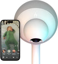 NANOBÉBÉ Smart Baby Monitor – Non-Wearable AI Breathing Monitor Motion Detection 1080p HD Camera with 360° Pan Tilt Two-Way Talk Sound Machine App Control, Night Vision