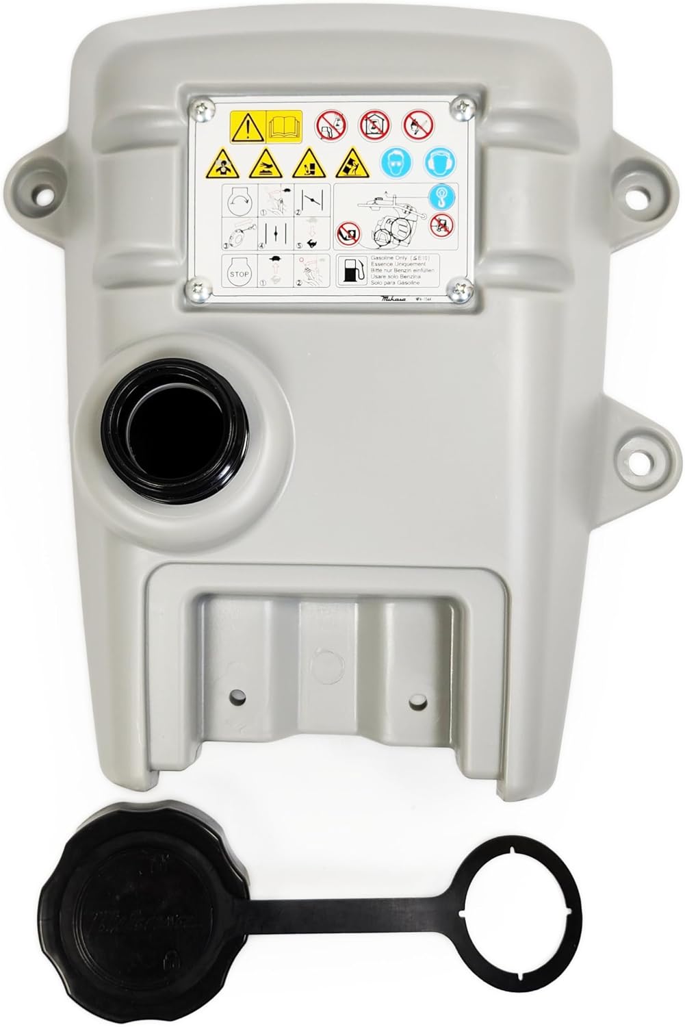 Genuine OEM Fuel Tank with Cap for Multiquip Mikasa MTX50HD, MTX60HD, MTX80HD, MTX70HDR, MTX80HDR Rammers 3669-10042, 3663-50460