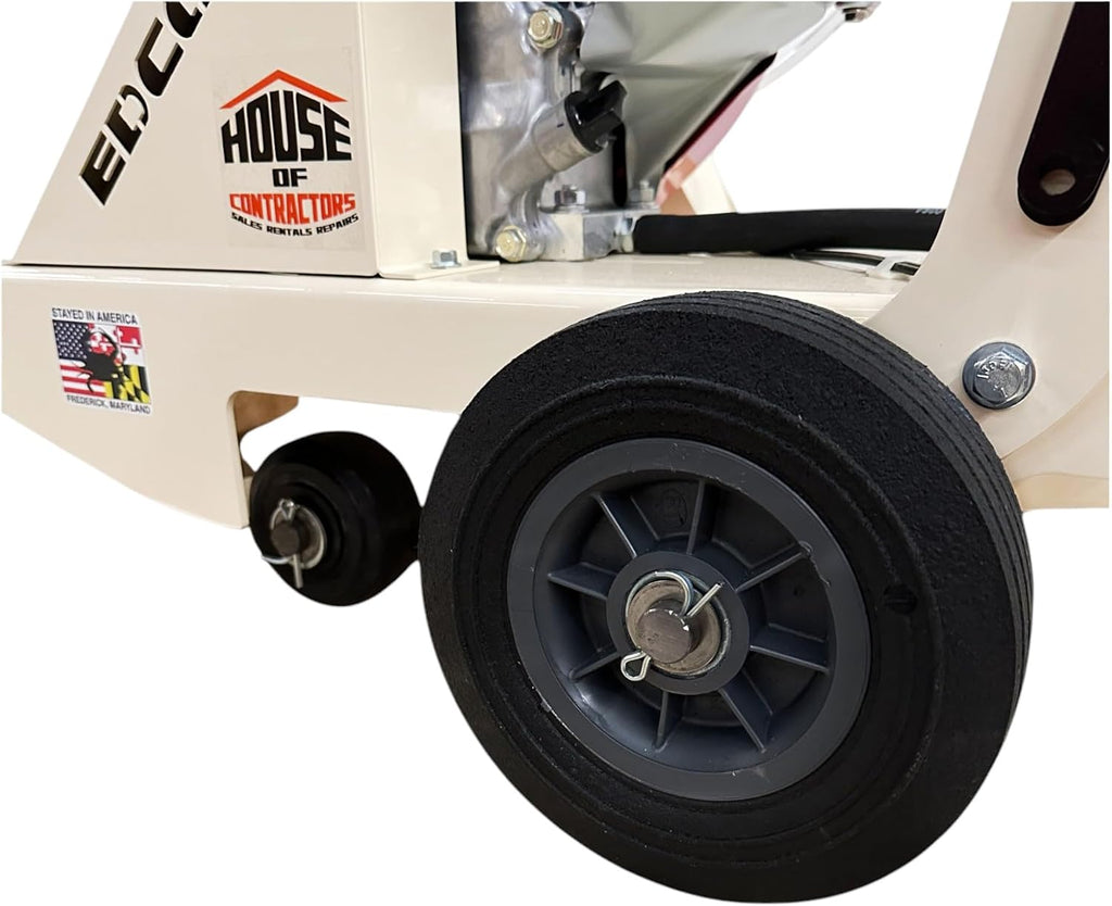 HOC EDCO KL-14 14 INCH Gasoline Walk-Behind Saw Compatible with Honda GX200 + 4 3/4 INCH MAX Cutting Depth - North American Made