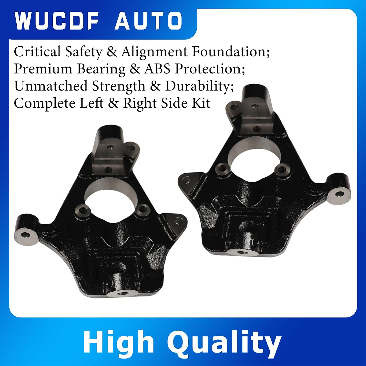 2' Front Drop Lowering Spindles Kit For 2007-2014 Chevy Tahoe For GMC Sierra 1500 2007-2016 2WD 4WD Replaces#M0117K09-1,M0117K09-2