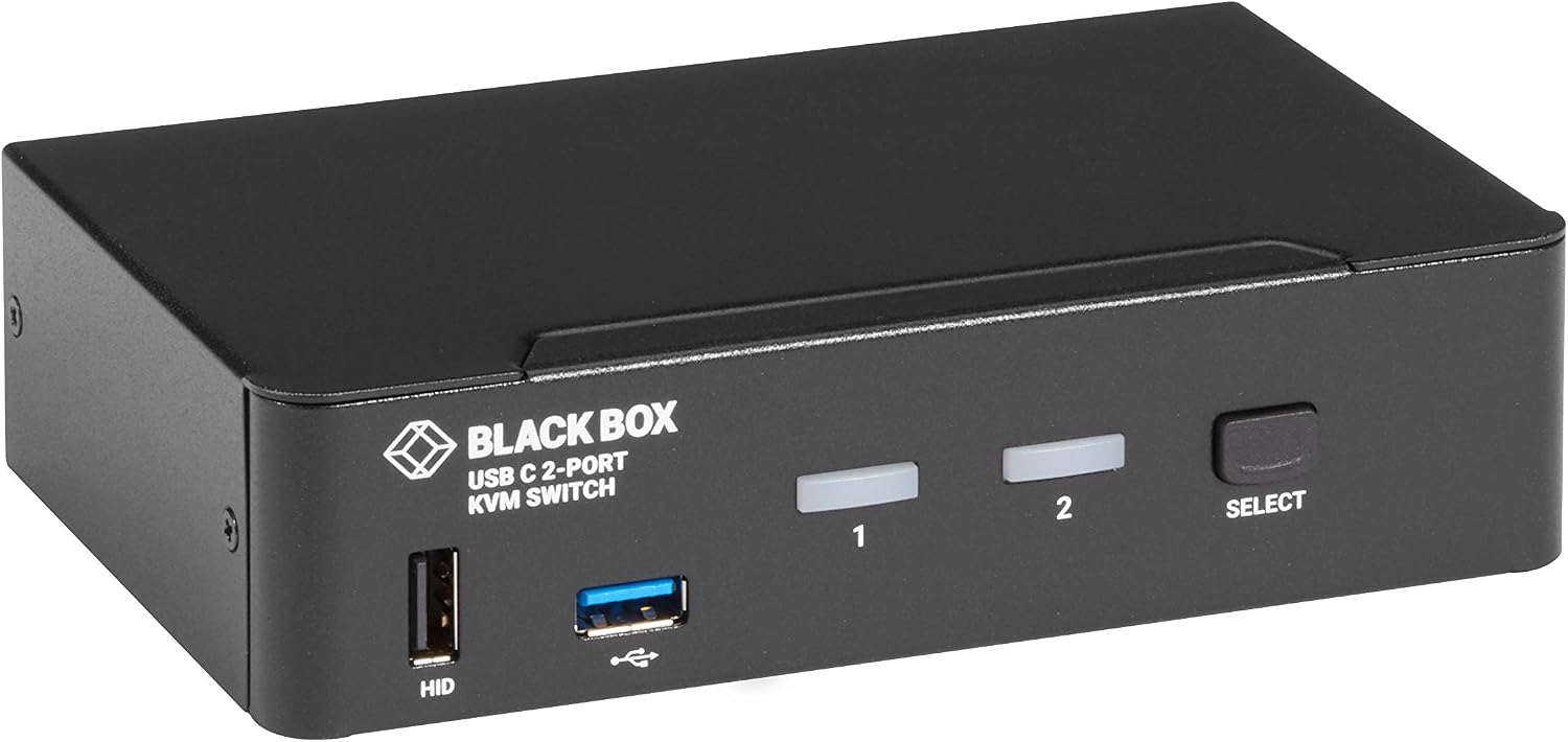Black Box USB-C 4K KVM Switch, 2-Port