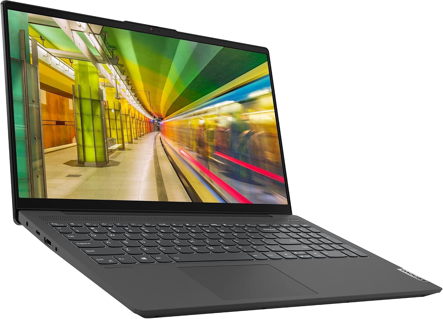 Lenovo IdeaPad 5 Laptop: 10th Gen Core i5-1035G1, 16GB RAM, 512GB SSD, 15.6'' Full HD IPS Touchscreen, Graphite Gray, 81YK00CGUS