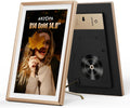 ARZOPA Metal Digital Picture Frame 14 Inch Free Cloud Storage No Subscription FHD IPS Anti-Glare Touchscreen Load Photos Videos from Phone Exquisite Decoration Ideal for Gifting - D14 Champagne Gold