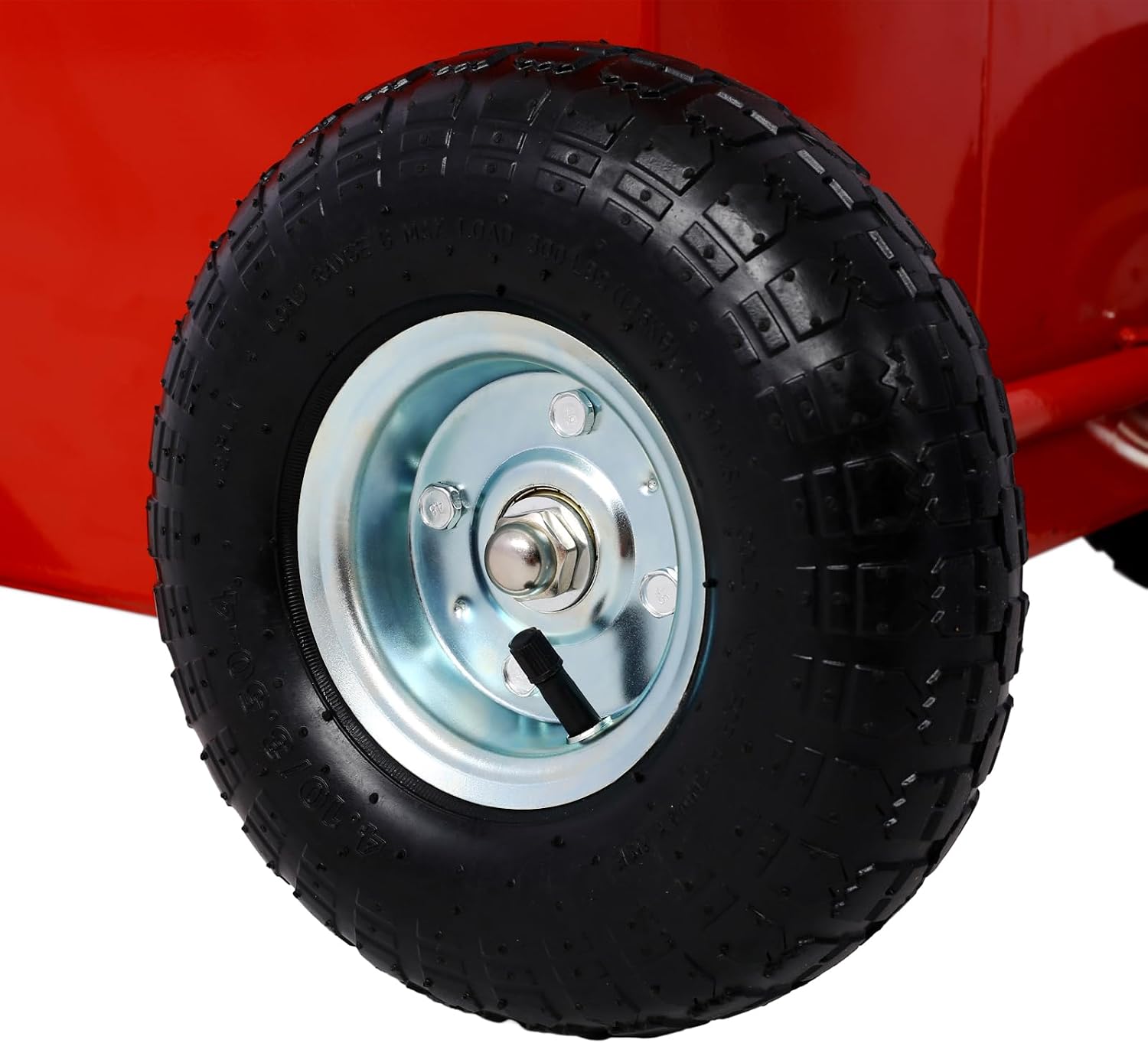 30 Gallon Fuel Caddy, Gas Storage Tank & 2 Wheels, with Manual Transfer Pump, Gasoline Diesel Fuel Container for Automobiles ATV Car Mowers Tractors Boat Motorcycle(Red)