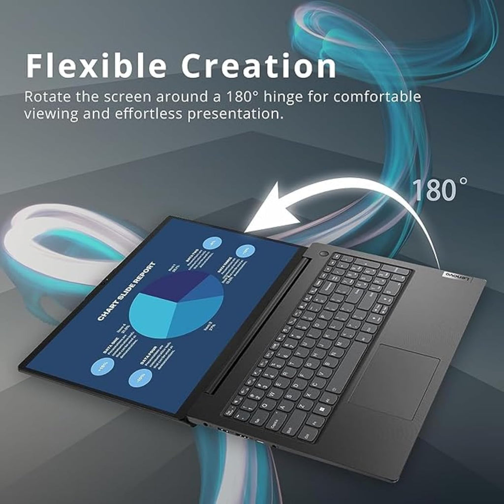 Lenovo V15 AI-Powered Business Laptop • Copilot Ready • 32GB RAM • 512GB PCIe SSD • 15.6 FHD Display w/Low-Blue Light • HDMI • Long Battery Life • Ethernet Port • Intel Processor • Win 11 Pro