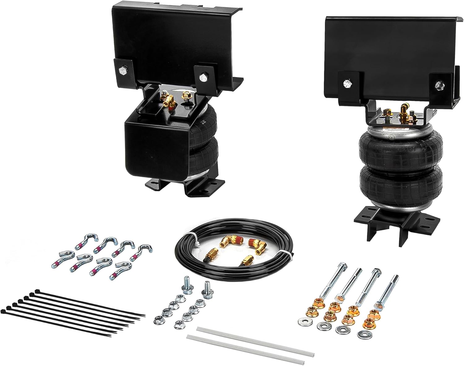 7,500 Lbs Rear Air Bags Suspension Kit for 2001-2006 Chevrolet Chevy Silverado and GMC Sierra 1500 HD 2500 Truck Towing, Replacement for Firestone 2190 Ride Rite Airbags for Trucks Rear Suspension