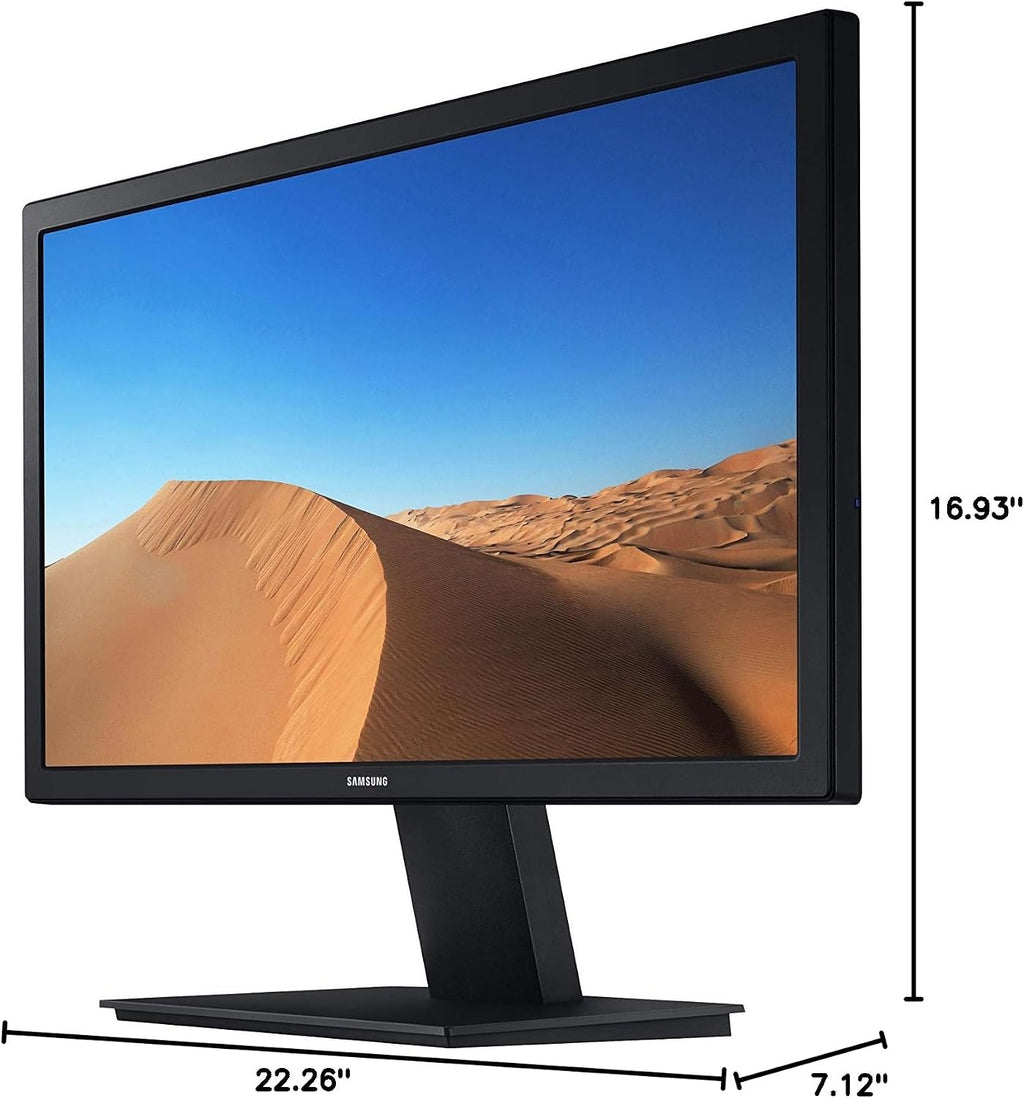 Samsung S31A Series 24-Inch FHD 1080p Computer Monitor, HDMI, VGA (D-Sub), VESA Compatible, Flicker Free Mode, Eye Saver Mode (LS24A310NHNXZA)