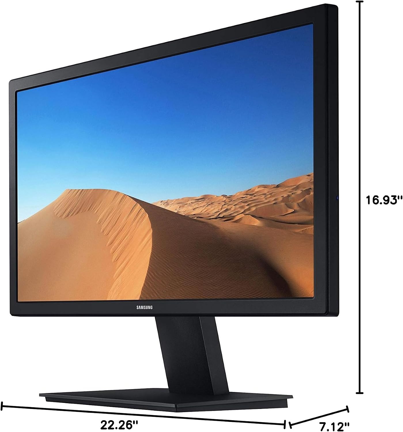 Samsung S31A Series 24-Inch FHD 1080p Computer Monitor, HDMI, VGA (D-Sub), VESA Compatible, Flicker Free Mode, Eye Saver Mode (LS24A310NHNXZA)