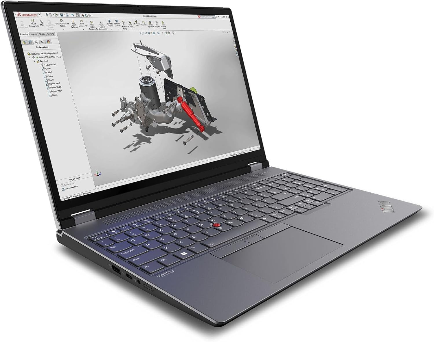 Lenovo ThinkPad P16 Gen 2 Intel Core i7-14700HX, 20C, 16' WQUXGA (3840 x 2400), 800 nits, 60Hz, 32GB RAM DDR5, 1TB SSD, NVIDIA RTX 2000, Backlit KYB, Fingerprint Reader, Windows Pro