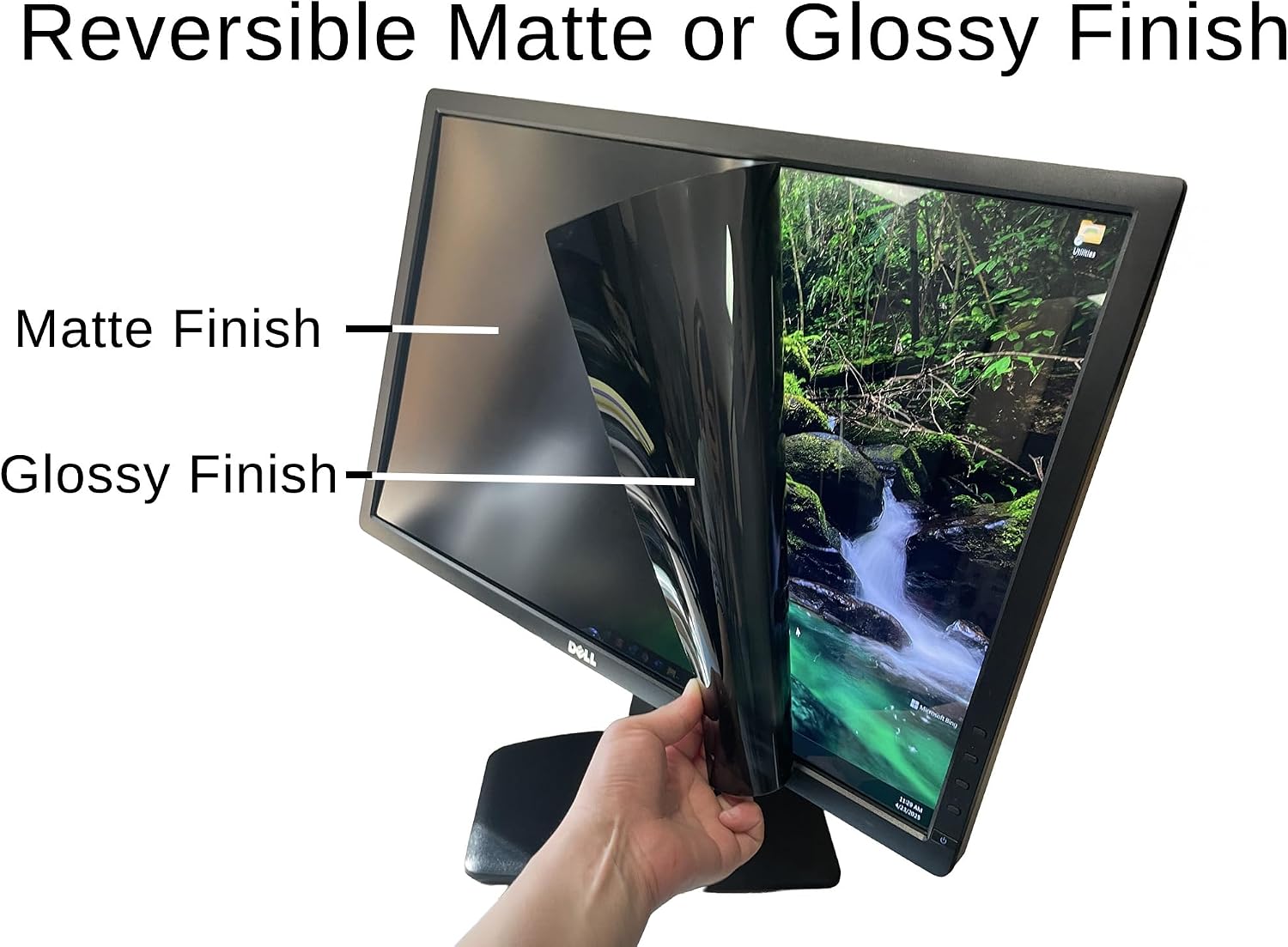 2‑Way Privacy Filter – Accessory Only – to fit the Dell U4919DW 49‑inch Curved Monitor | Includes Installation Kit