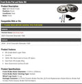 Front Ceramic Brake Pad and Rotor Kit - Compatible with 2007-2018 Chevy Silverado 1500